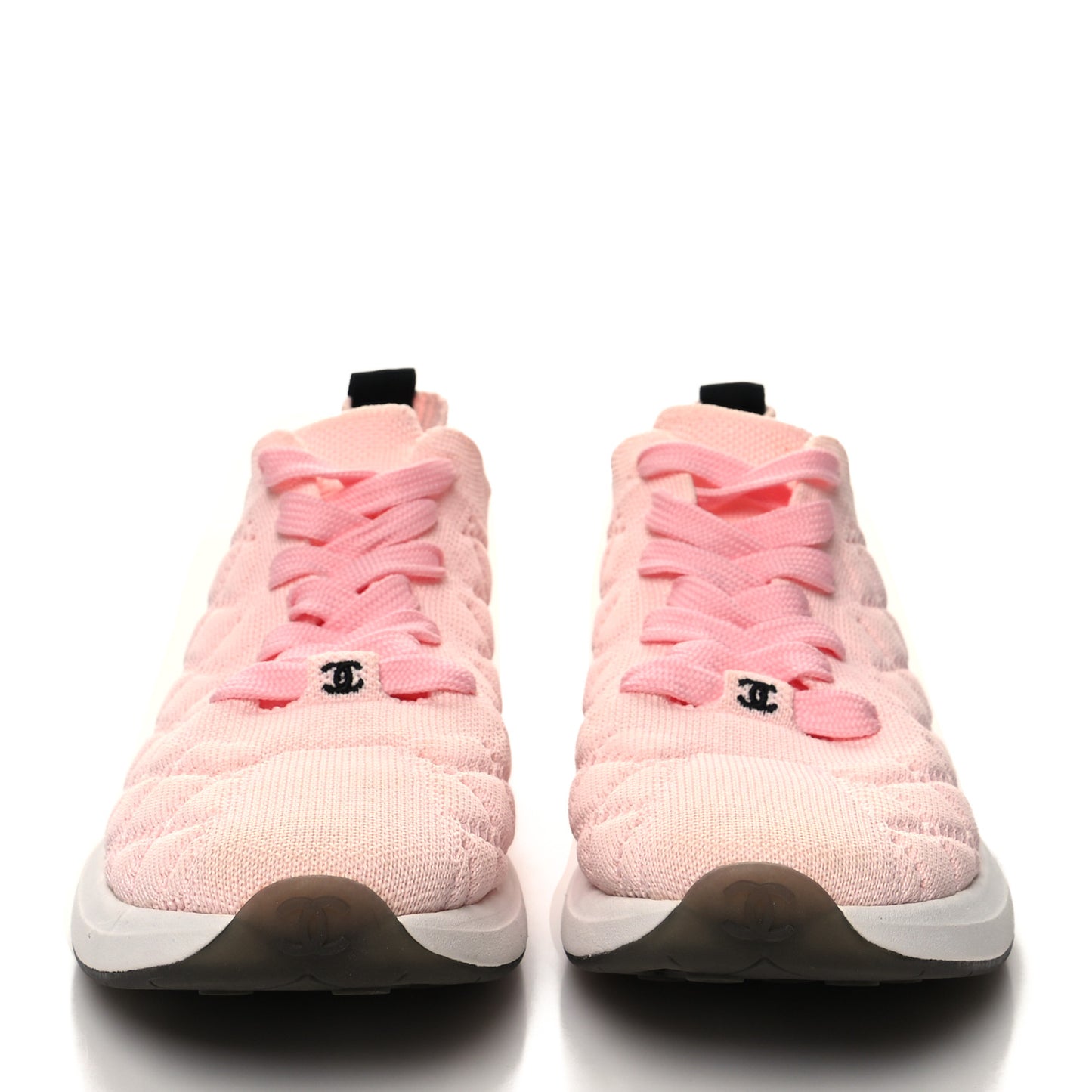 Mixed Fibers Quilted Womens CC Sneakers 39 Light Pink