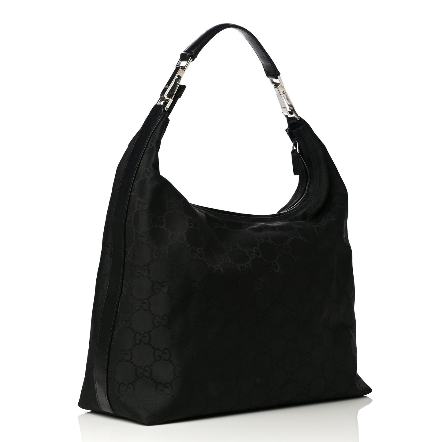 Nylon Monogram Hobo Black