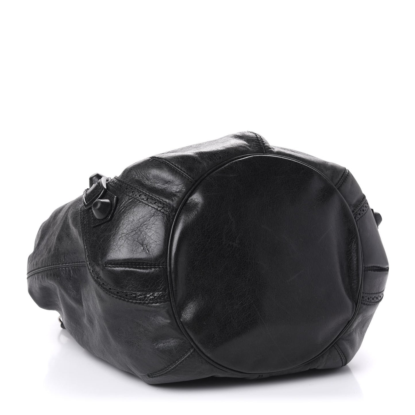 Agneau Giant Brogues Hardware Pompon Black