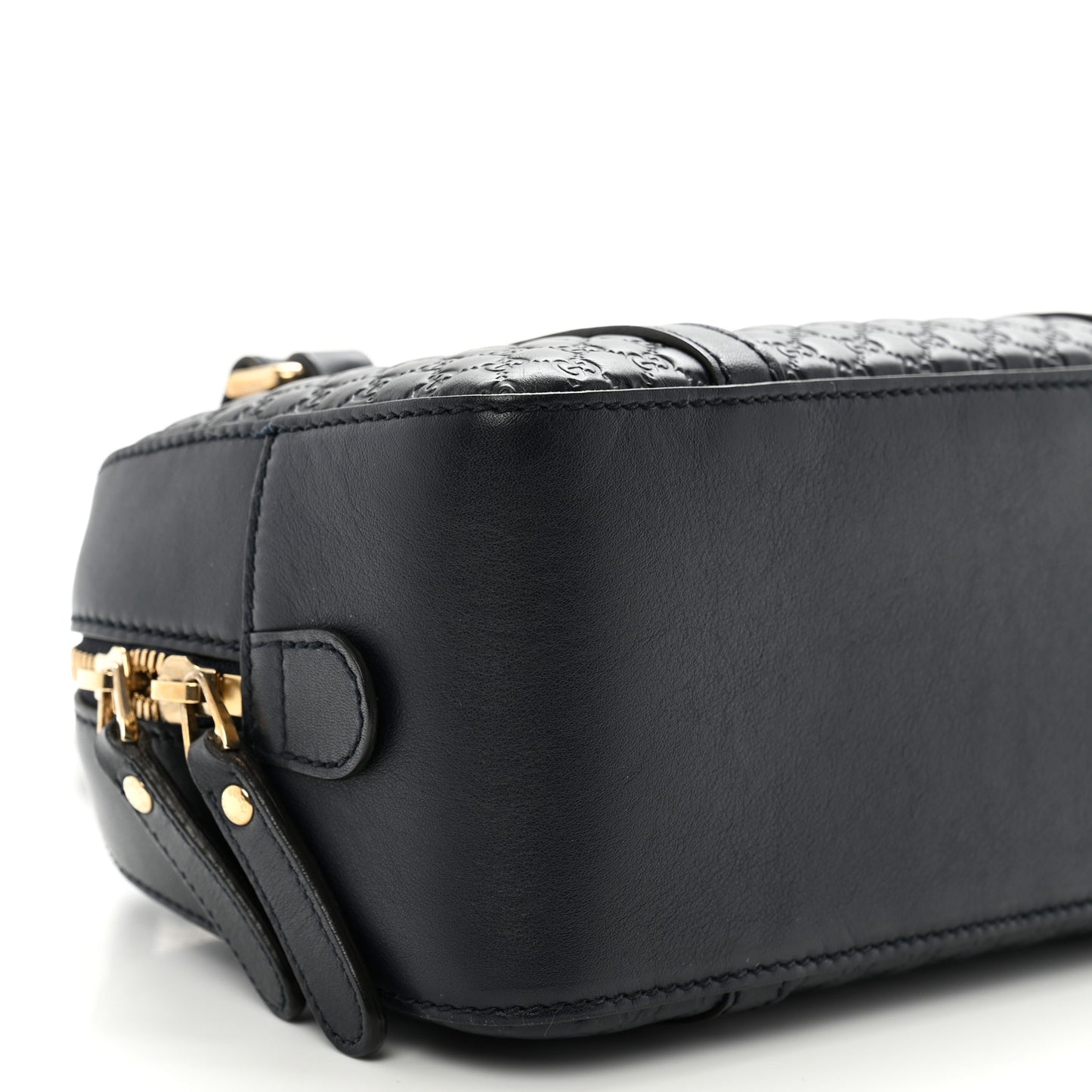Soft Microguccissima Small Crossbody Bag Blue