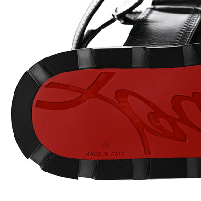 Christian Louboutin Nappa Spikita Cool Platform Sandals 39 Black 6 of 10