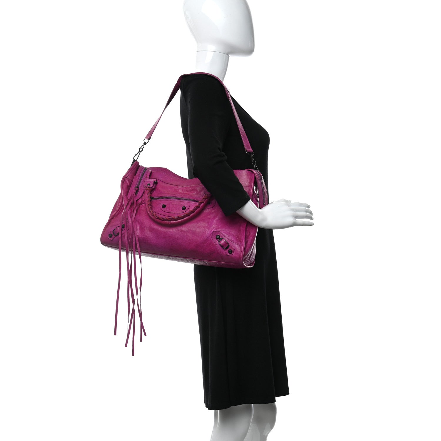 Balenciaga Agneau Classic Hardware City Bubblegum 2 of 8