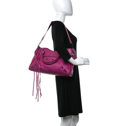 Balenciaga Agneau Classic Hardware City Bubblegum 2 of 8