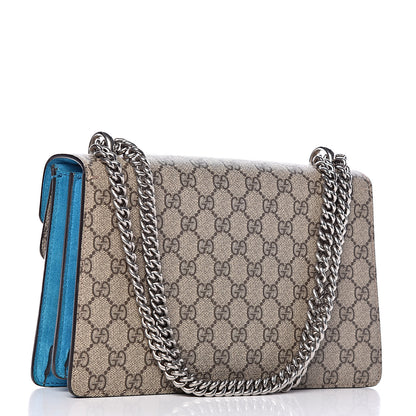 Gucci GG Supreme Monogram Small Dionysus Shoulder Bag Bright Turquoise 3 of 11