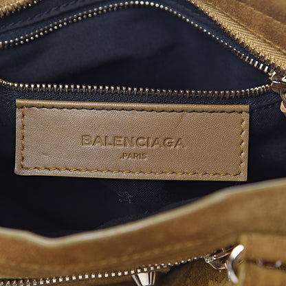 Balenciaga Baby Daim Suede Classic Silver Hardware Mini City Beige Fauve 6 of 9