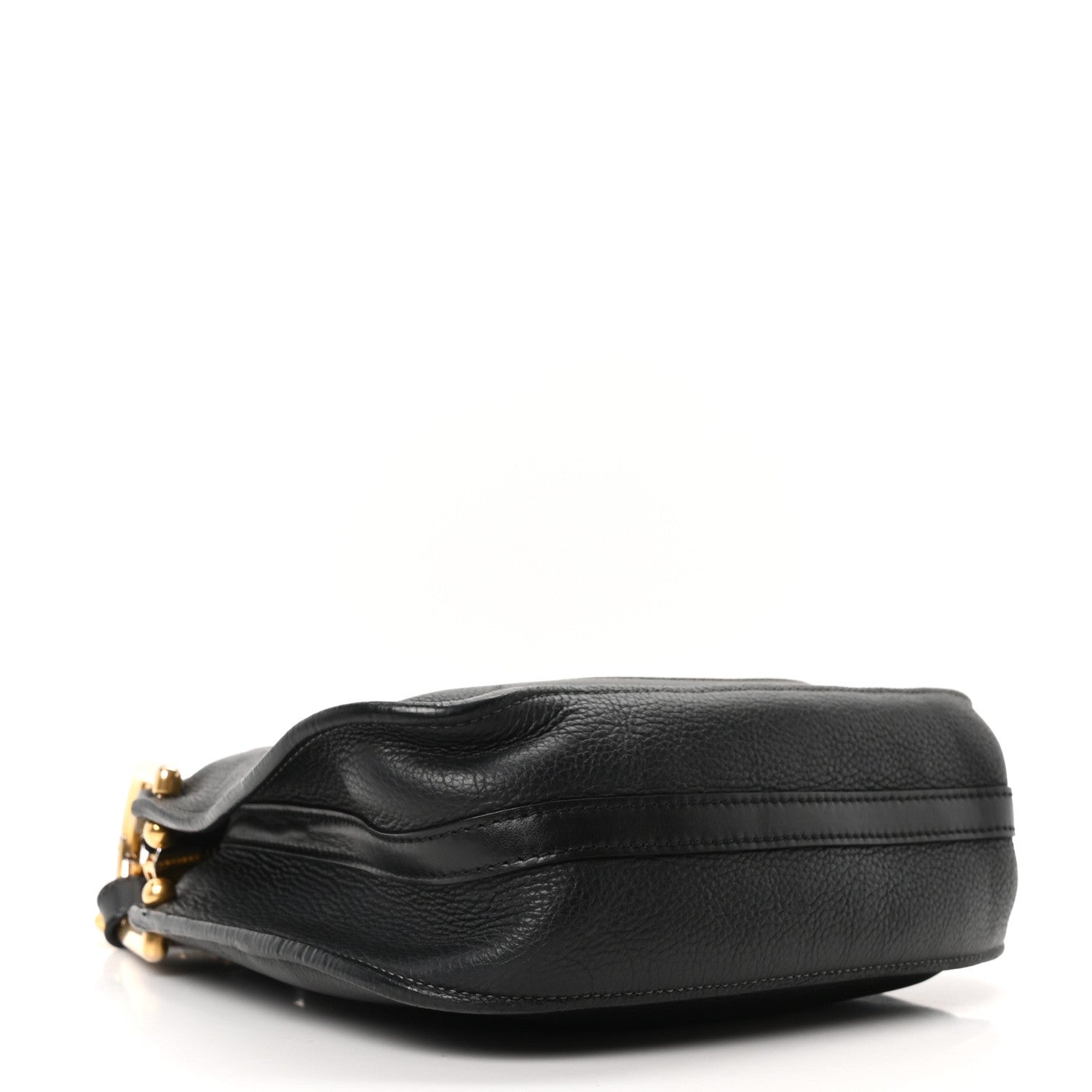 Chloe Grained Calfskin Mini Hayley Hobo Black 4 of 10