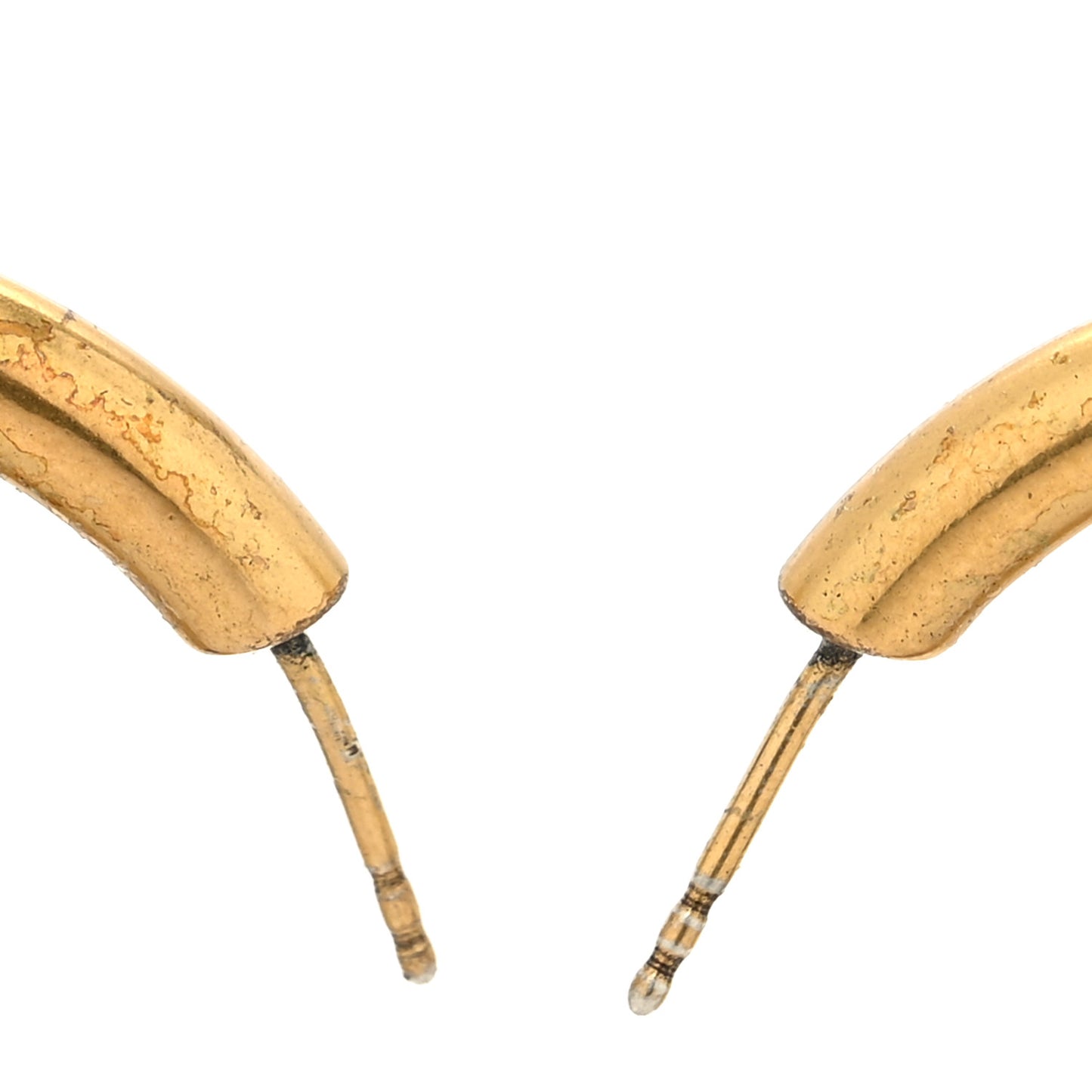 Metal 30 Montaigne Hoop Earrings Aged Gold
