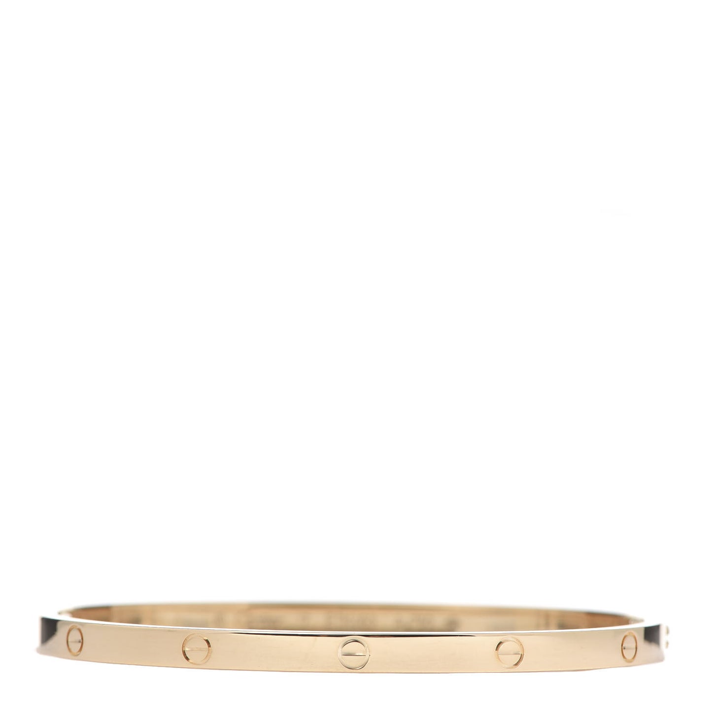18K Yellow Gold Small LOVE Bracelet 17