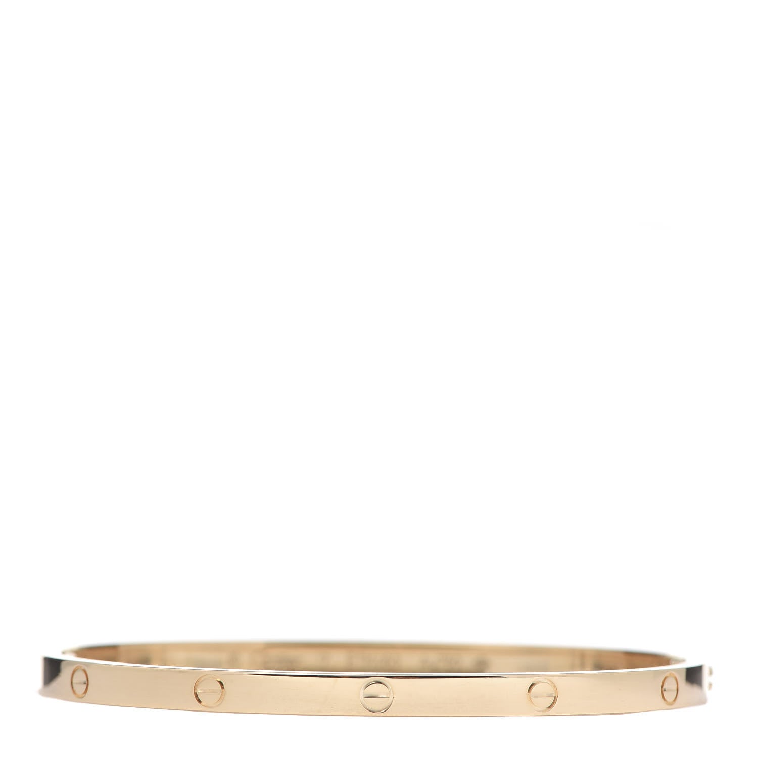 Cartier 18K Yellow Gold Small LOVE Bracelet 17 1 of 5