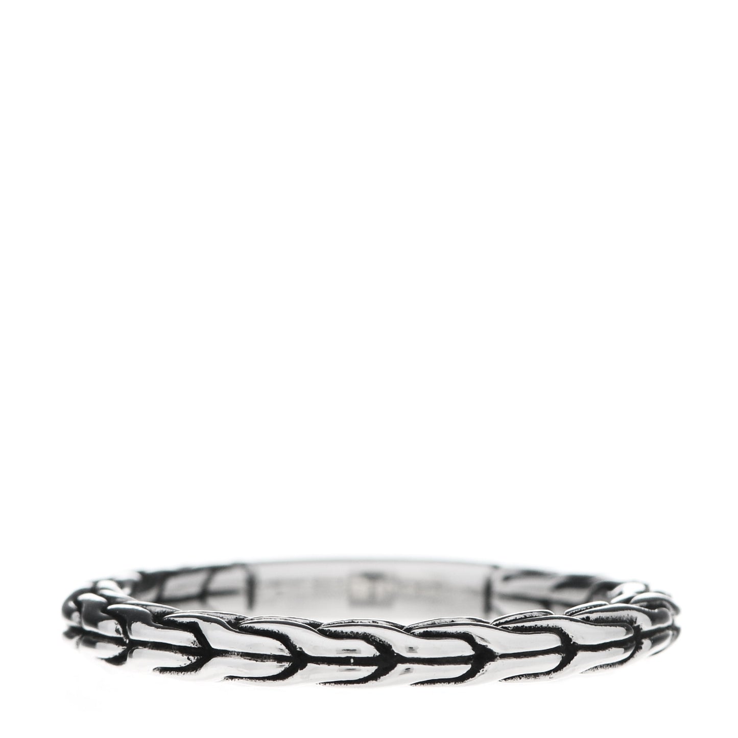 Sterling Silver Classic Chain Ring 54 7