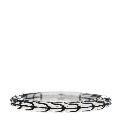 John Hardy Sterling Silver Classic Chain Ring 54 7 3 of 4