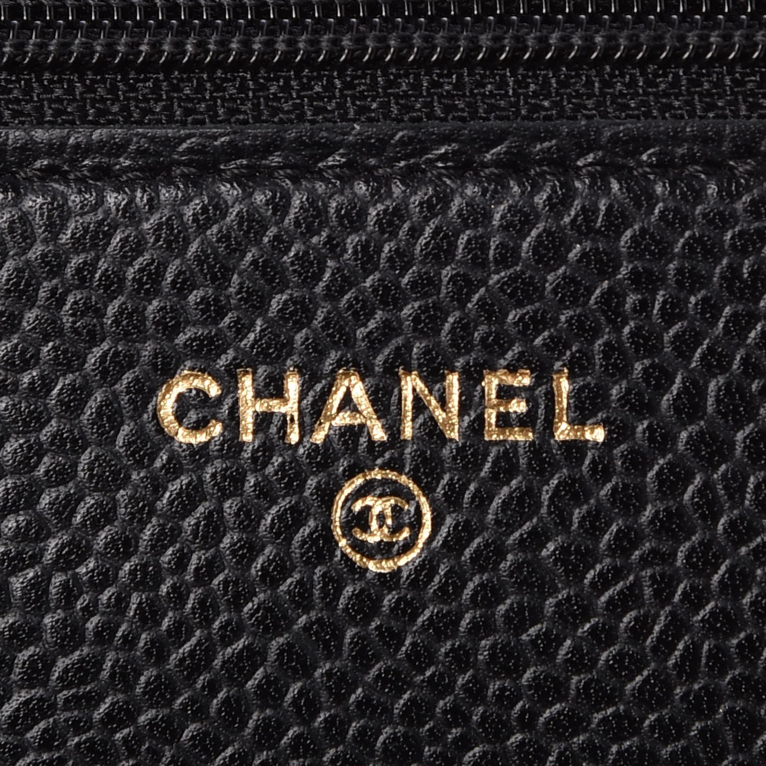 Chanel Caviar Quilted Wallet On Chain WOC Black 6 of 9