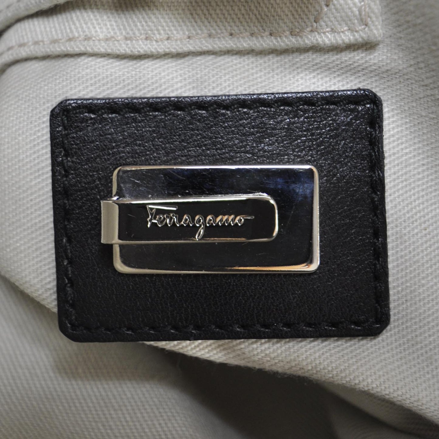 SALVATOREFERRAGAMOLeatherVirnaSatchelBlack