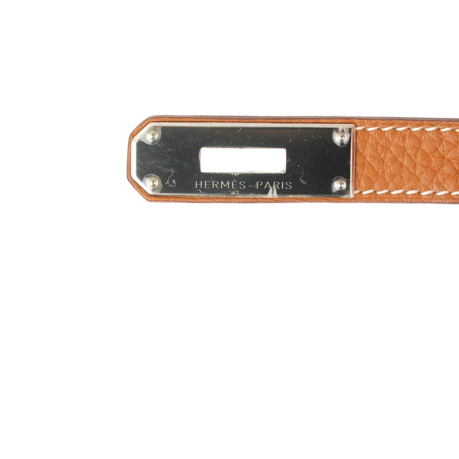 Hermes Taurillon Clemence Jypsiere 28 Gold 6 of 8
