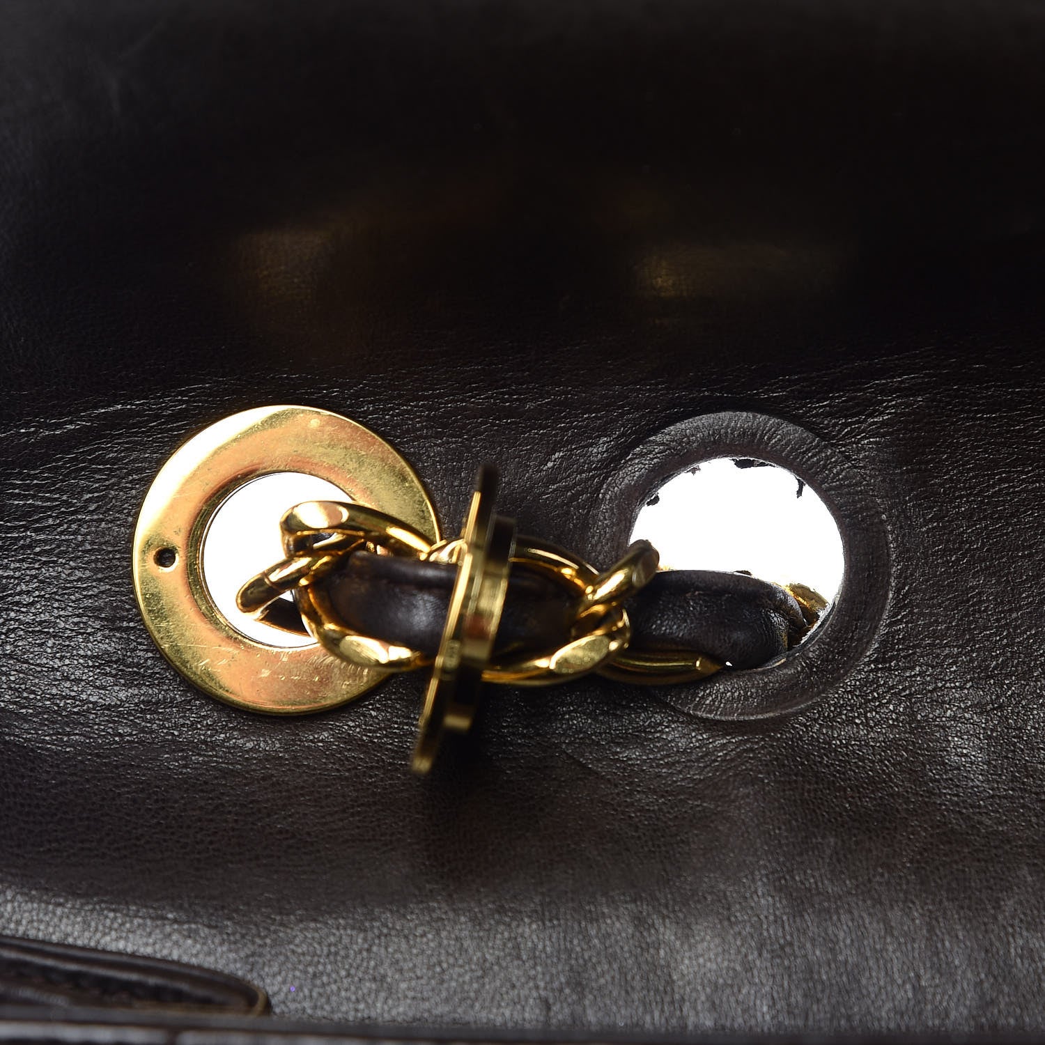 Chanel Lambskin XL Jumbo CC Single Flap Brown 10 of 18