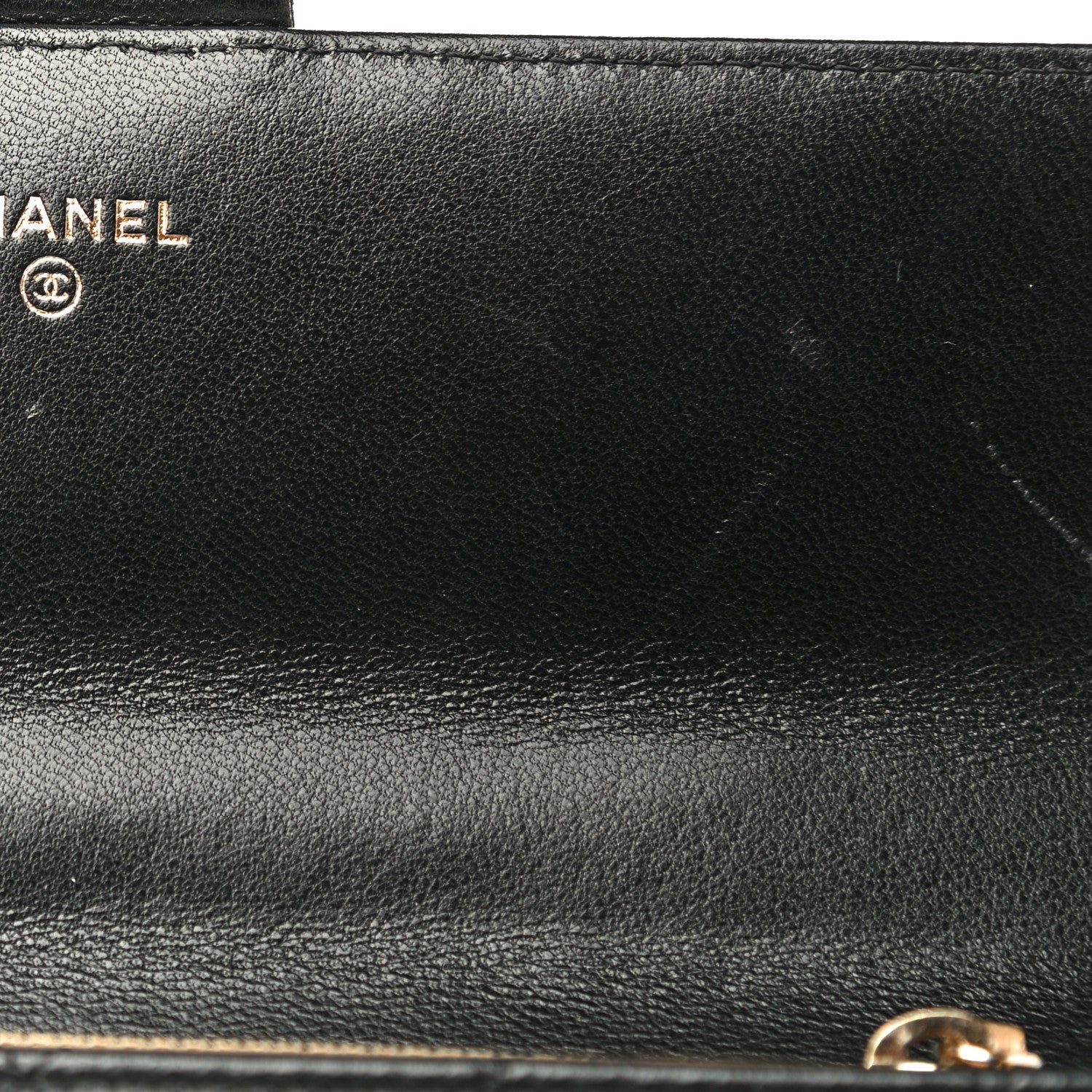 Chanel Goatskin Quilted Chic Pearls Clutch With Chain Black 13 of 15