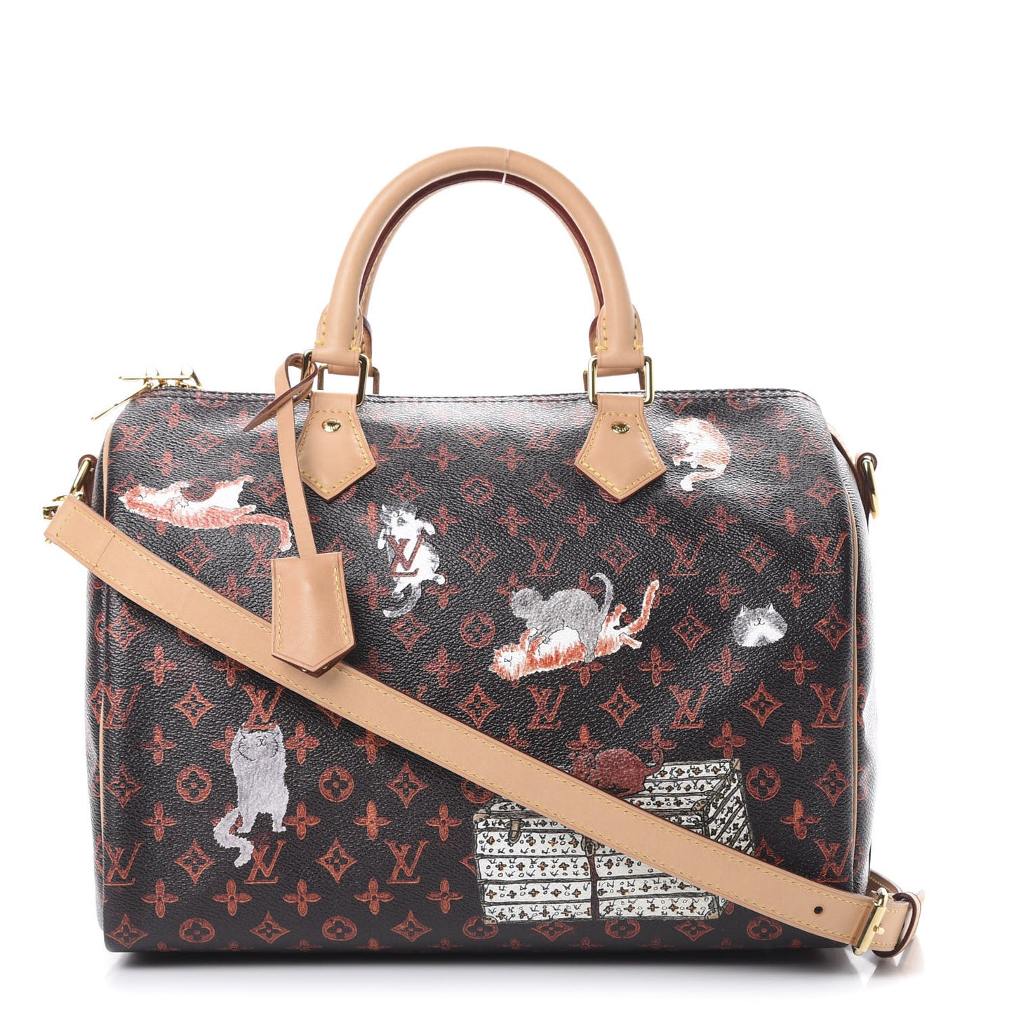 Catogram Speedy Bandouliere 30 Marron
