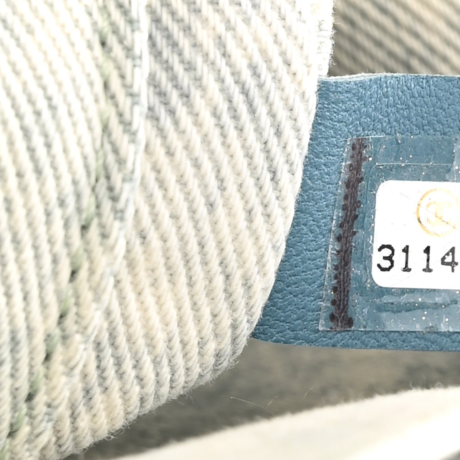 Chanel Denim Embossed CC Logo Print Jumbo Single Flap Blue 7 of 13