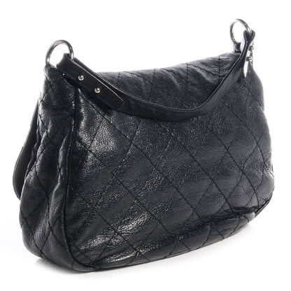 Chanel Glazed Calfskin On The Road XL Flap Black 3 of 6