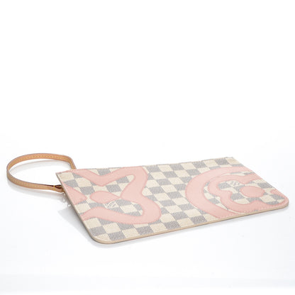 Louis Vuitton Damier Azur Tahitienne Neverfull MM GM Pochette 4 of 7