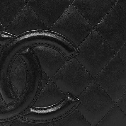 Chanel Calfskin Quilted Cambon Yen Wallet Black 11 of 16
