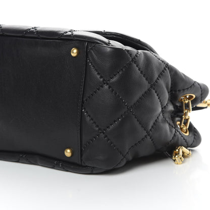 Chanel Calfskin Quilted Retro Chain Flap Black 11 of 13