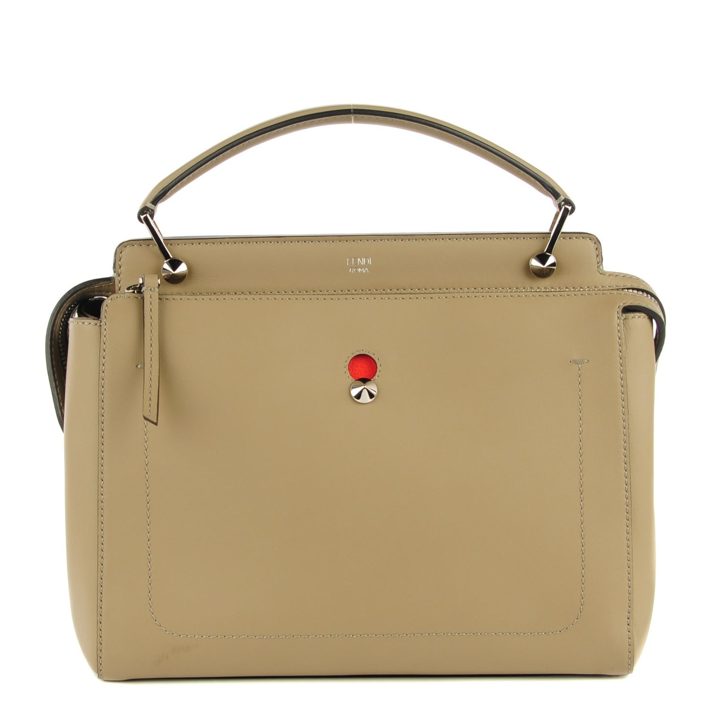 Vitello Baltico Dolce DotCom Satchel Tortora Papavero