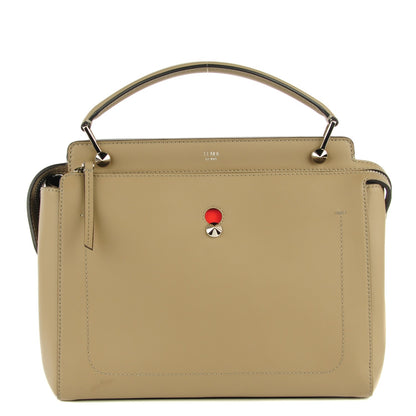 Fendi Vitello Baltico Dolce DotCom Satchel Tortora Papavero 1 of 9