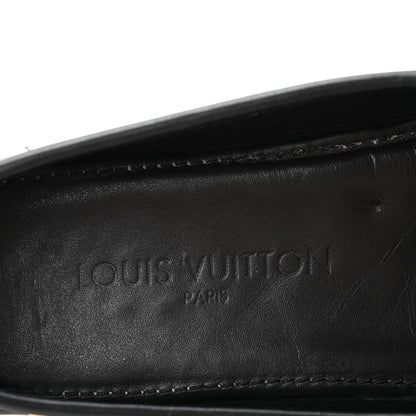 Louis Vuitton Monogram Multicolor Lock Oxford Loafers 39.5 Black 8 of 10