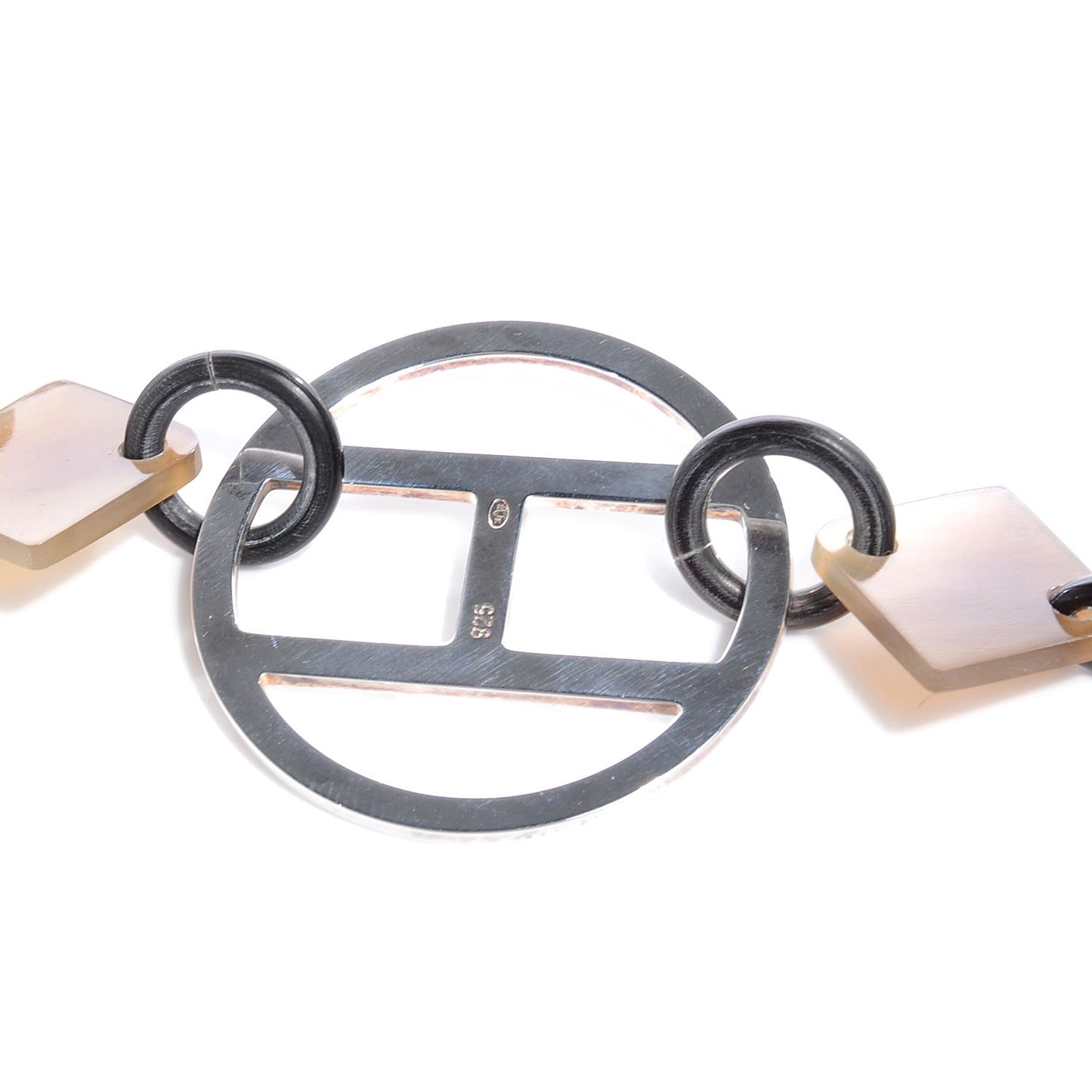 Buffalo Horn Sterling Silver Lena Necklace