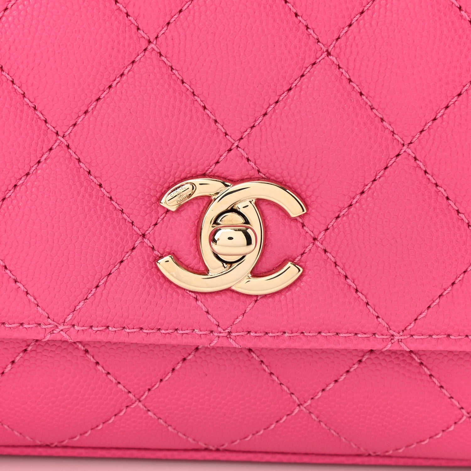 Chanel Caviar Quilted Extra Mini Coco Handle Flap Rose 8 of 10