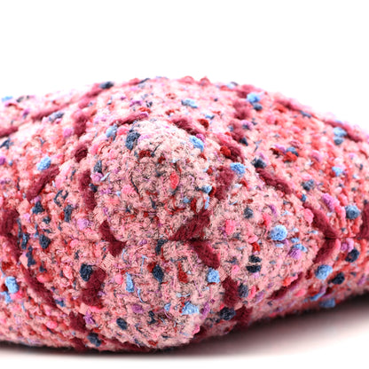 Chanel Tweed Quilted Chanel 22 Pink Burgundy 12 of 16