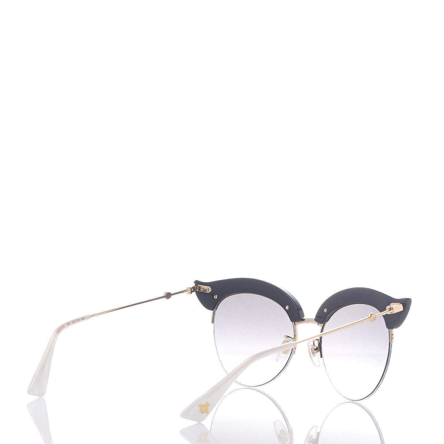 Gucci Pearl Cat Eye Sunglasses GG0212S Black 4 of 7
