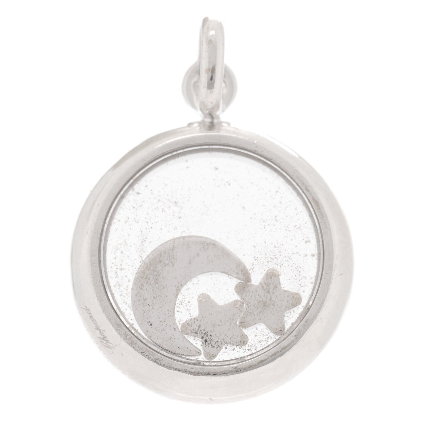 Chopard 18K Diamond Happy Diamonds Stars Moon Pendant 3 of 5