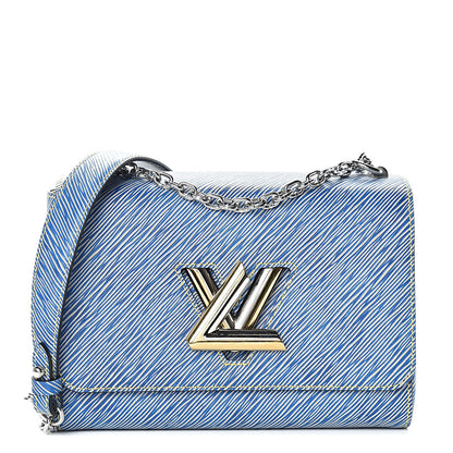 Louis Vuitton Epi Twist Shoulder Bag MM Denim Light 1 of 9