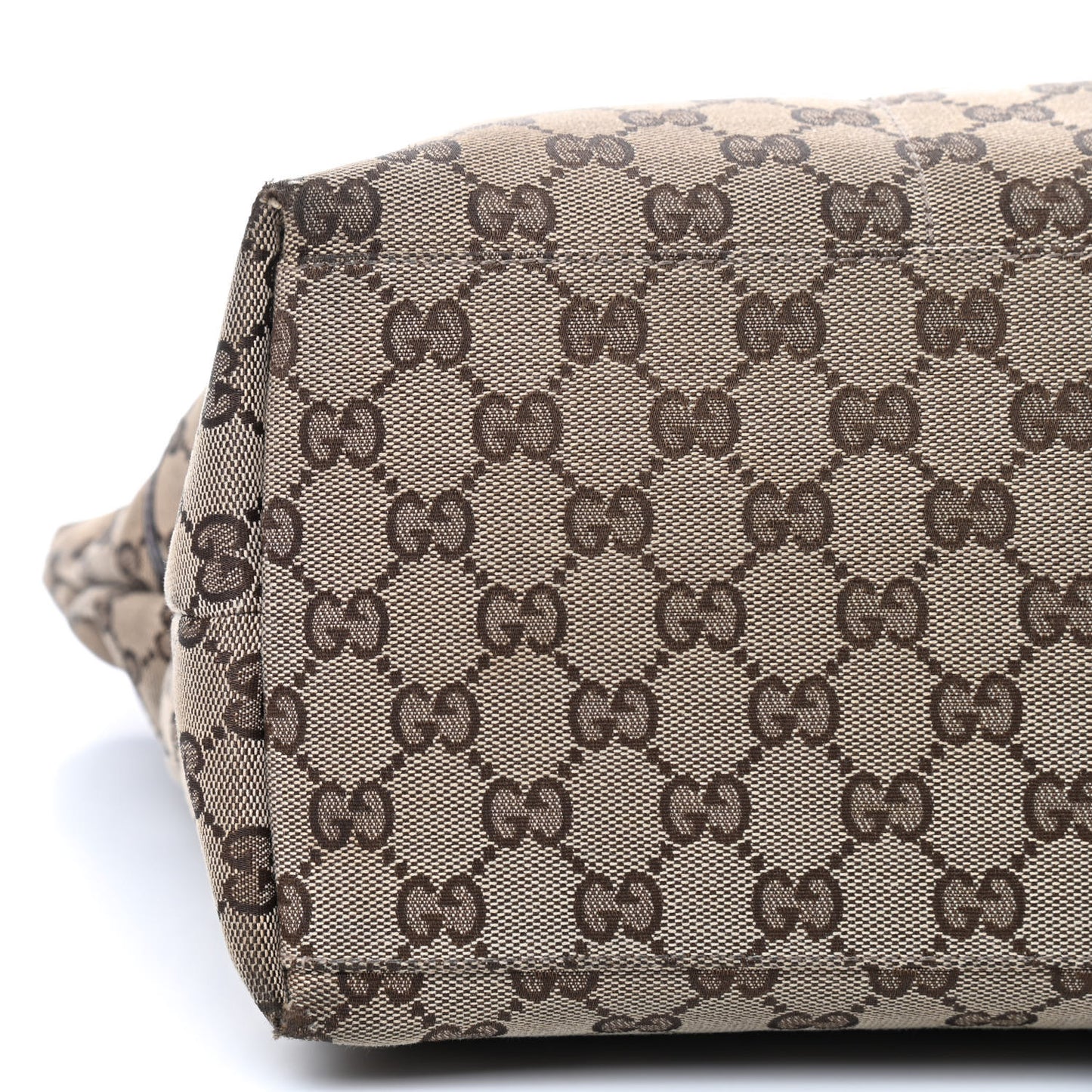 Monogram Web Large Diaper Tote Brown