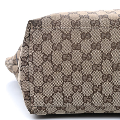 Gucci Monogram Web Large Diaper Tote Brown 7 of 17