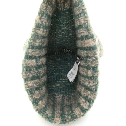 Chanel Cashmere CC Beanie Hat Blue 4 of 7