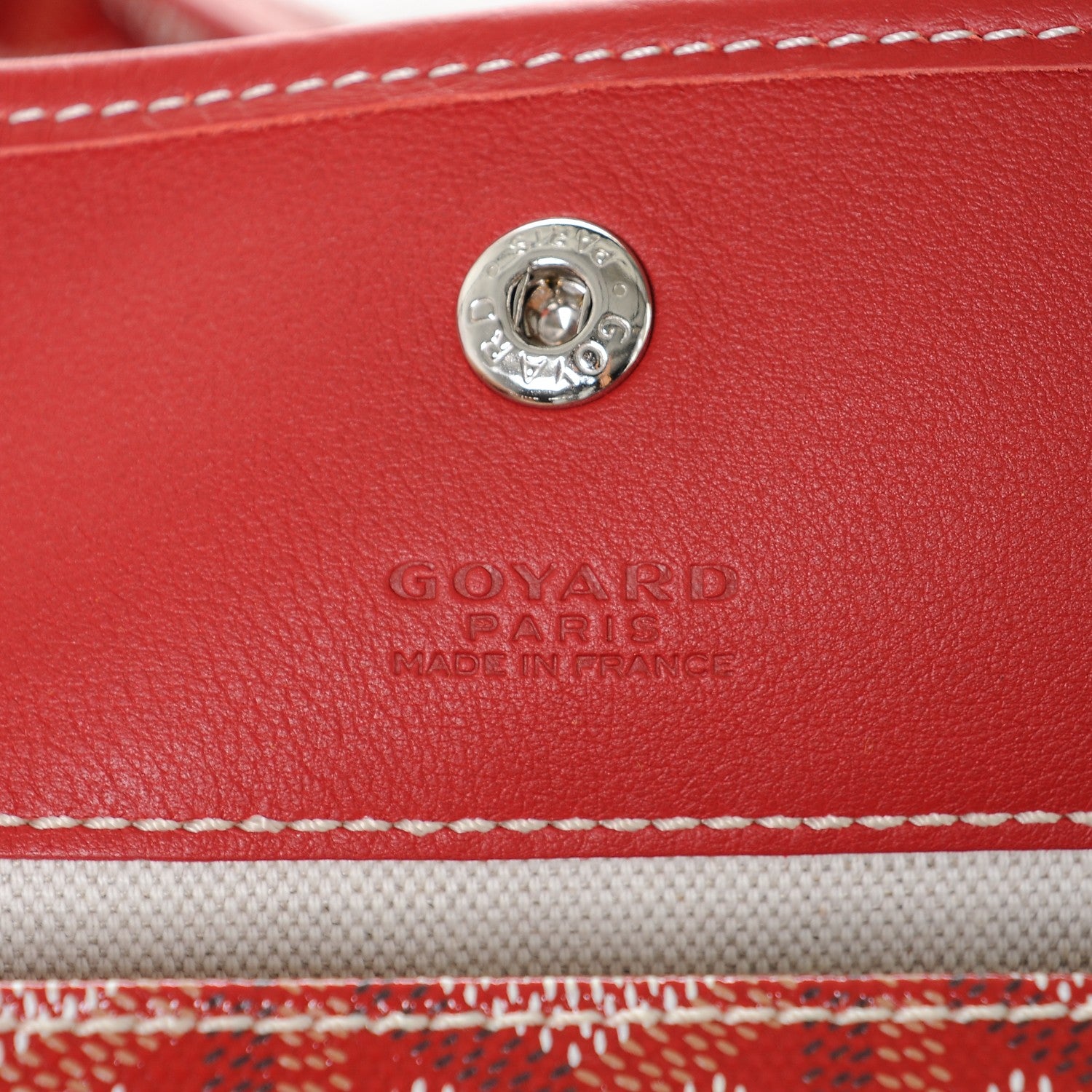 Goyard Goyardine Saint Louis GM Red 6 of 6