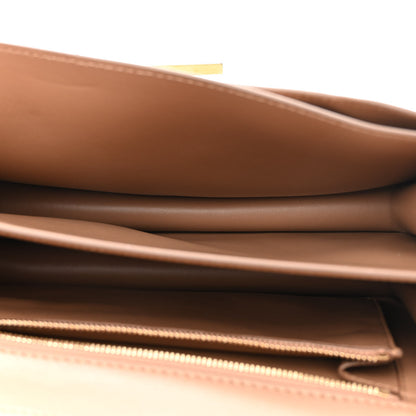 Burberry Calfskin Monogram Embossed Medium TB Bag Light Camel 5 of 10