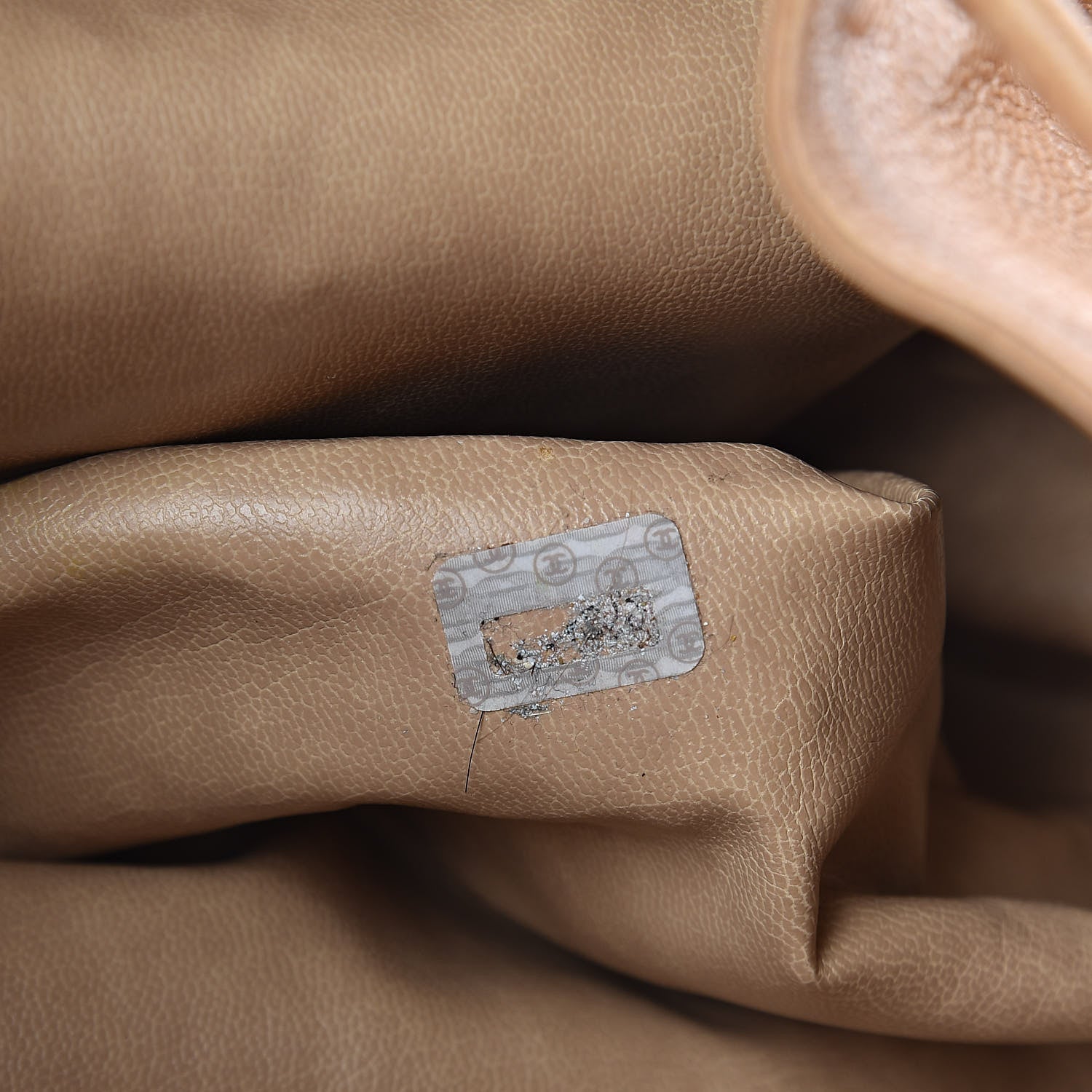 Chanel Caviar Drawstring Backpack Beige 9 of 13