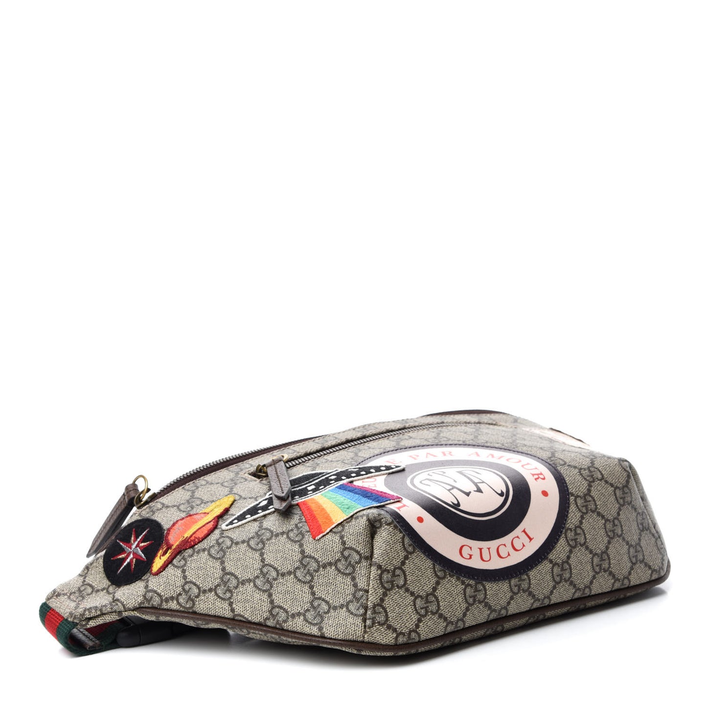 GG Supreme Monogram Courrier Belt Bag Beige New Acero