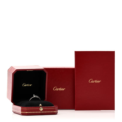 Cartier 18K White Gold Small Juste Un Clou Ring 58 8.5 5 of 5