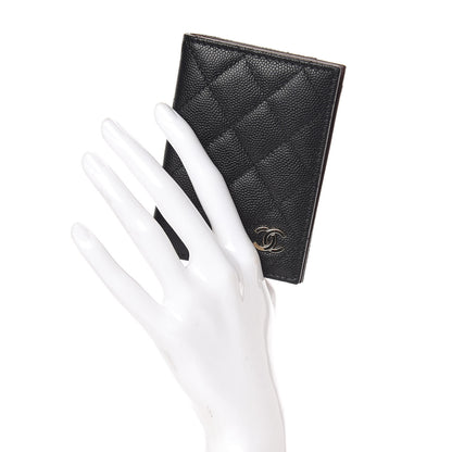 Chanel Caviar Quilted Card Holder Wallet Black 2 of 8