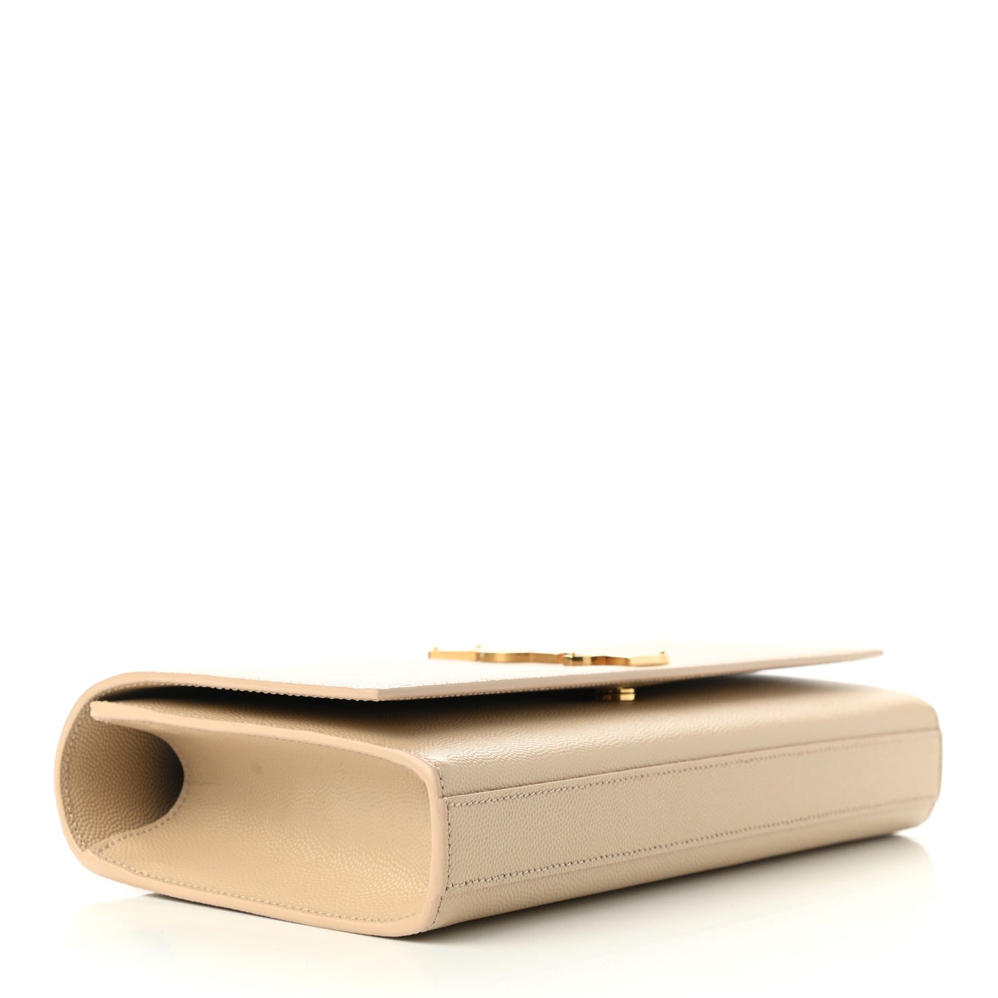 Grain De Poudre Classic Monogram Cassandre Clutch Nude Powder