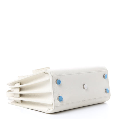 Saint Laurent Grained Calfskin Nano Sac de Jour Dove White 4 of 13