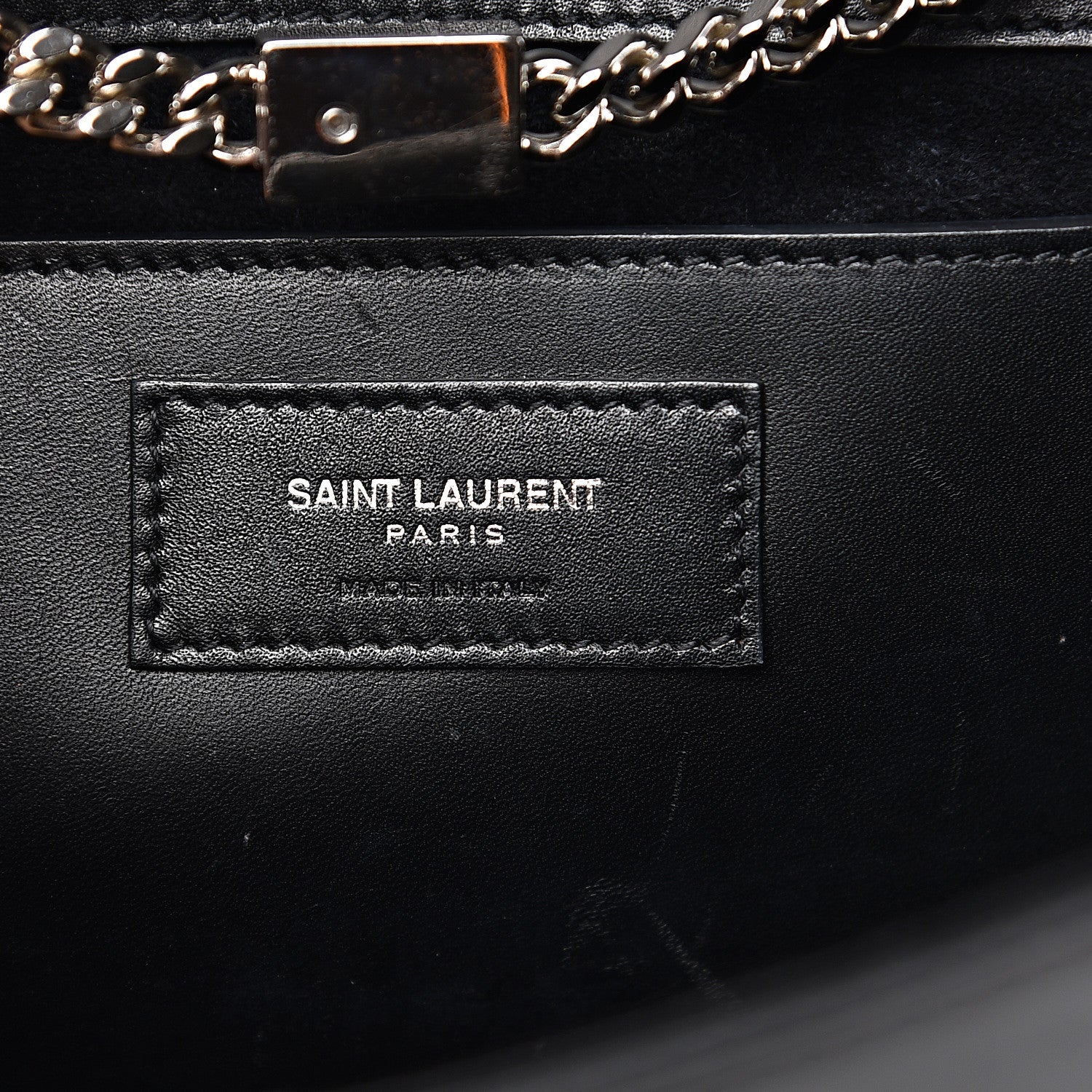 Saint Laurent Smooth Calfskin Medium Classic Monogram Kate Tassel Satchel Black 5 of 15