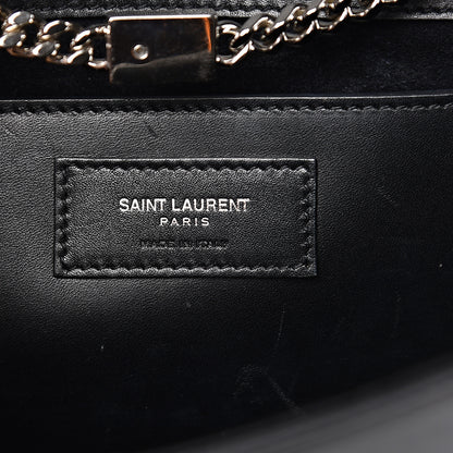 Saint Laurent Smooth Calfskin Medium Classic Monogram Kate Tassel Satchel Black 5 of 15