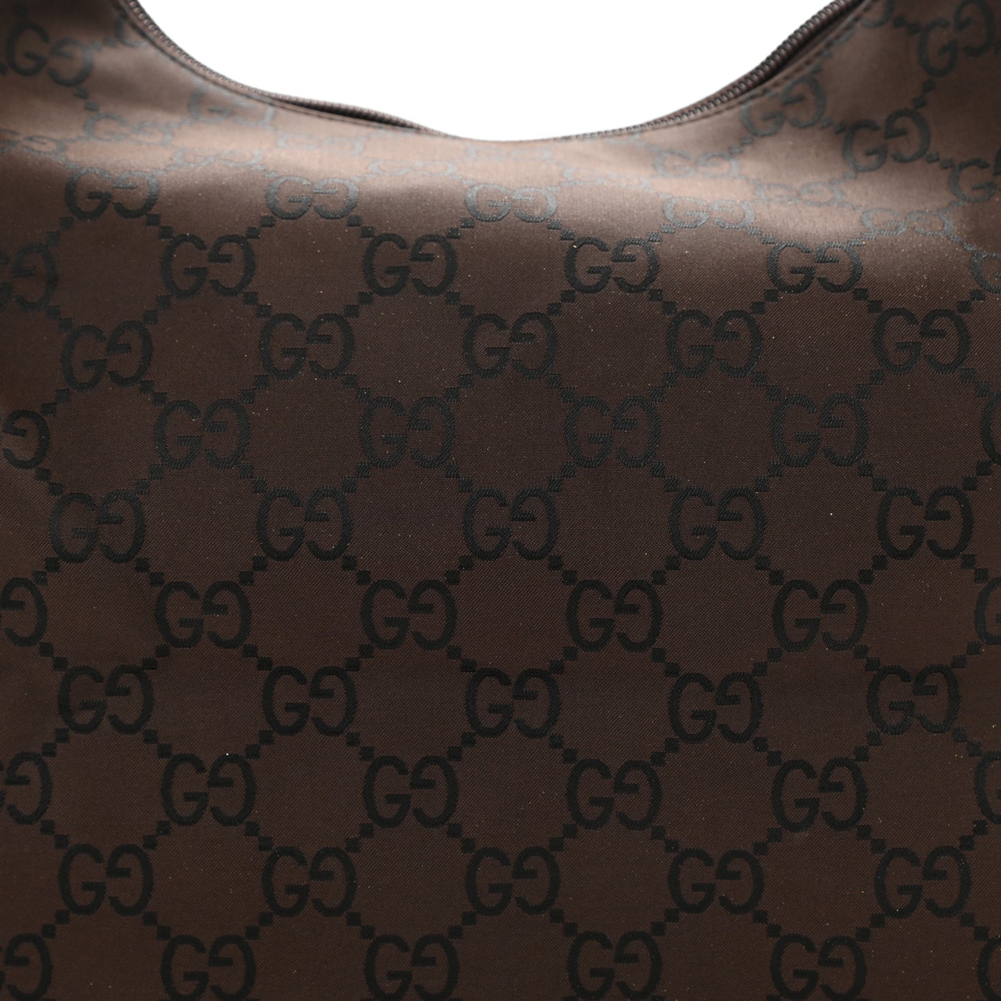 Nylon Monogram Hobo Dark Brown