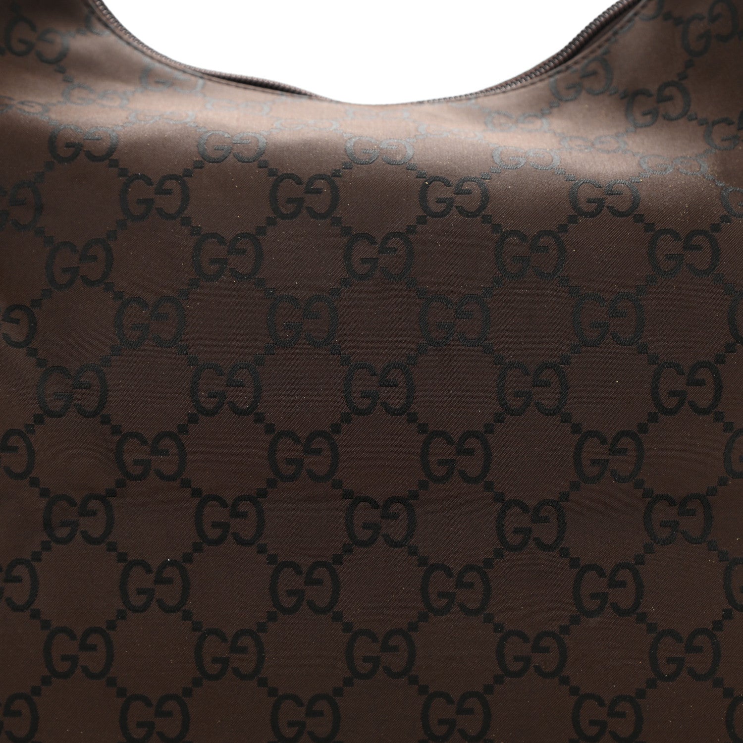 Gucci Nylon Monogram Hobo Dark Brown 8 of 8